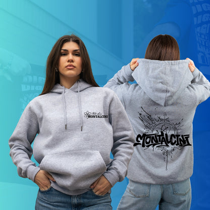 FELPA CON CAPPUCCIO MONTALCINI