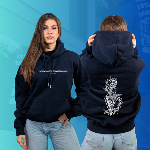 FELPA CON CAPPUCCIO BECCARIA 2