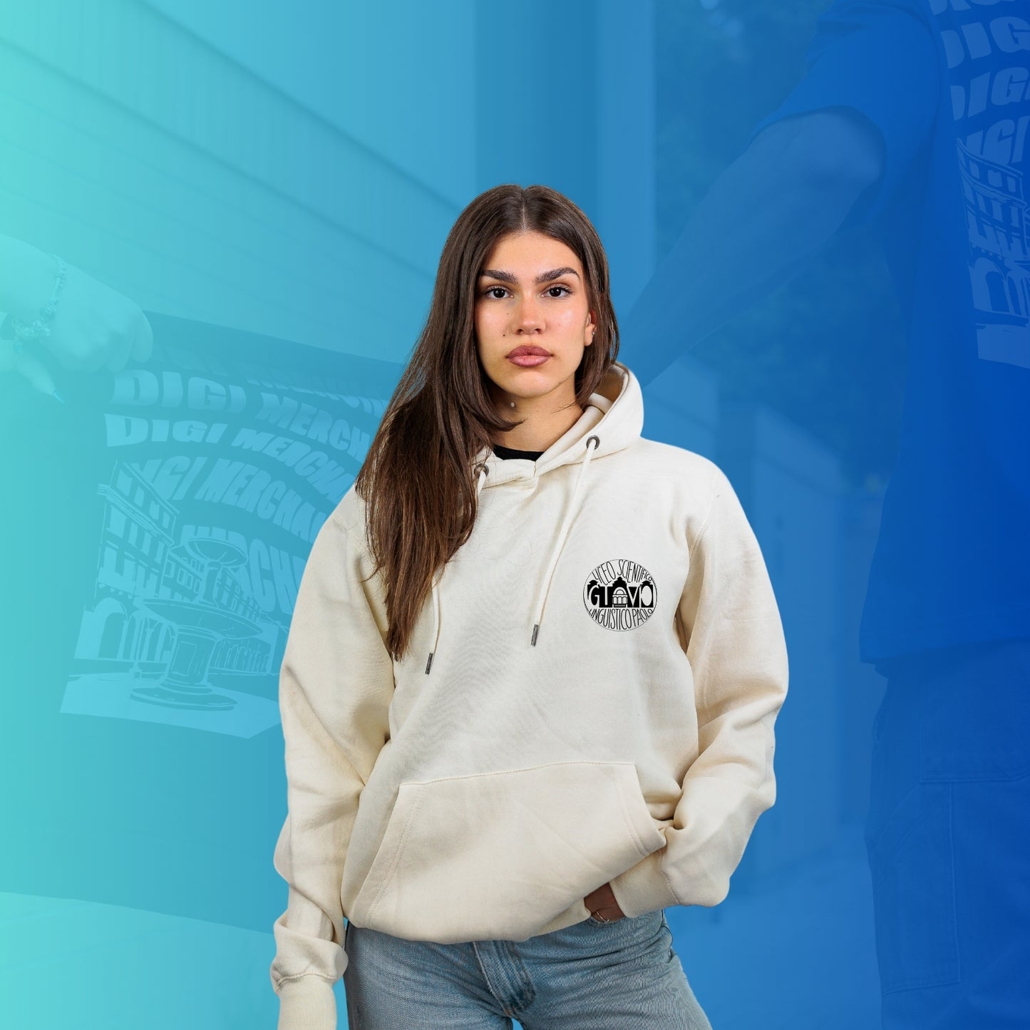 FELPA CON CAPPUCCIO 3 PAOLO GIOVIO