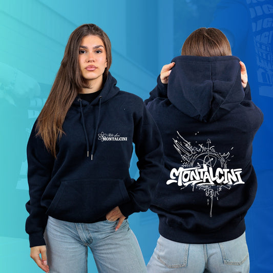 FELPA CON CAPPUCCIO MONTALCINI