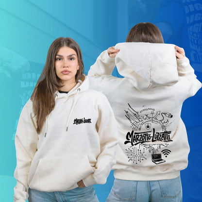 FELPA CON CAPPUCCIO MARZOTTO LUZZATI informatica