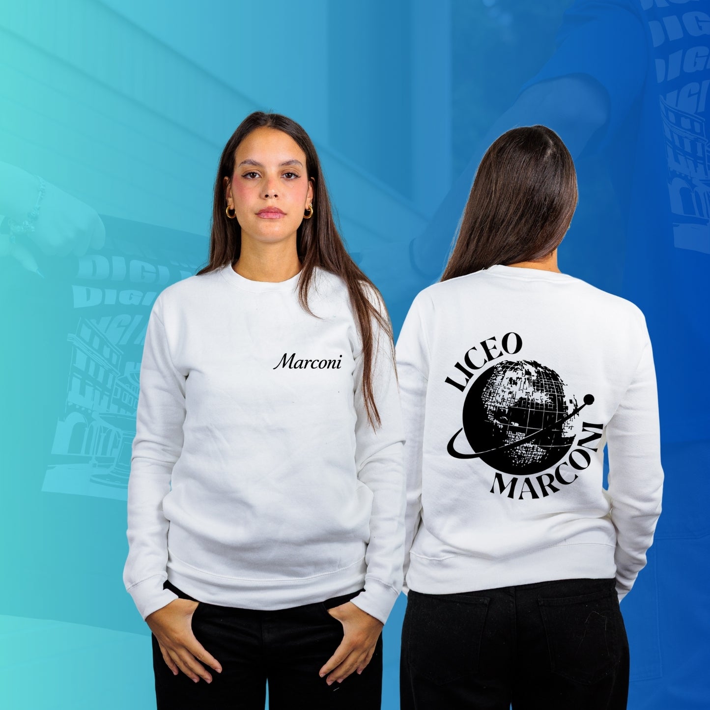 FELPA GIROCOLLO MARCONI