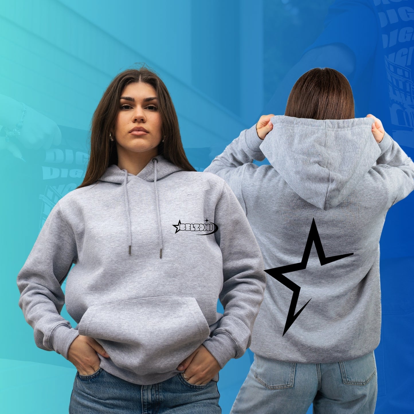 FELPA CON CAPPUCCIO mod2 BELZONI
