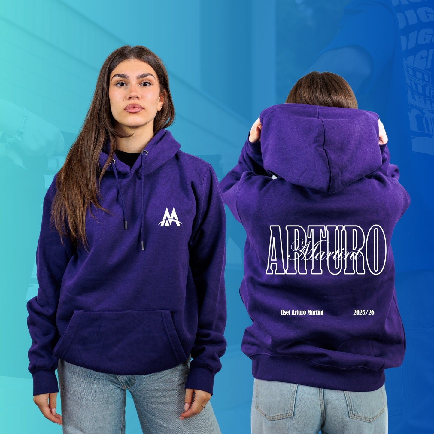 FELPA CON CAPPUCCIO ARTURO MARTINI