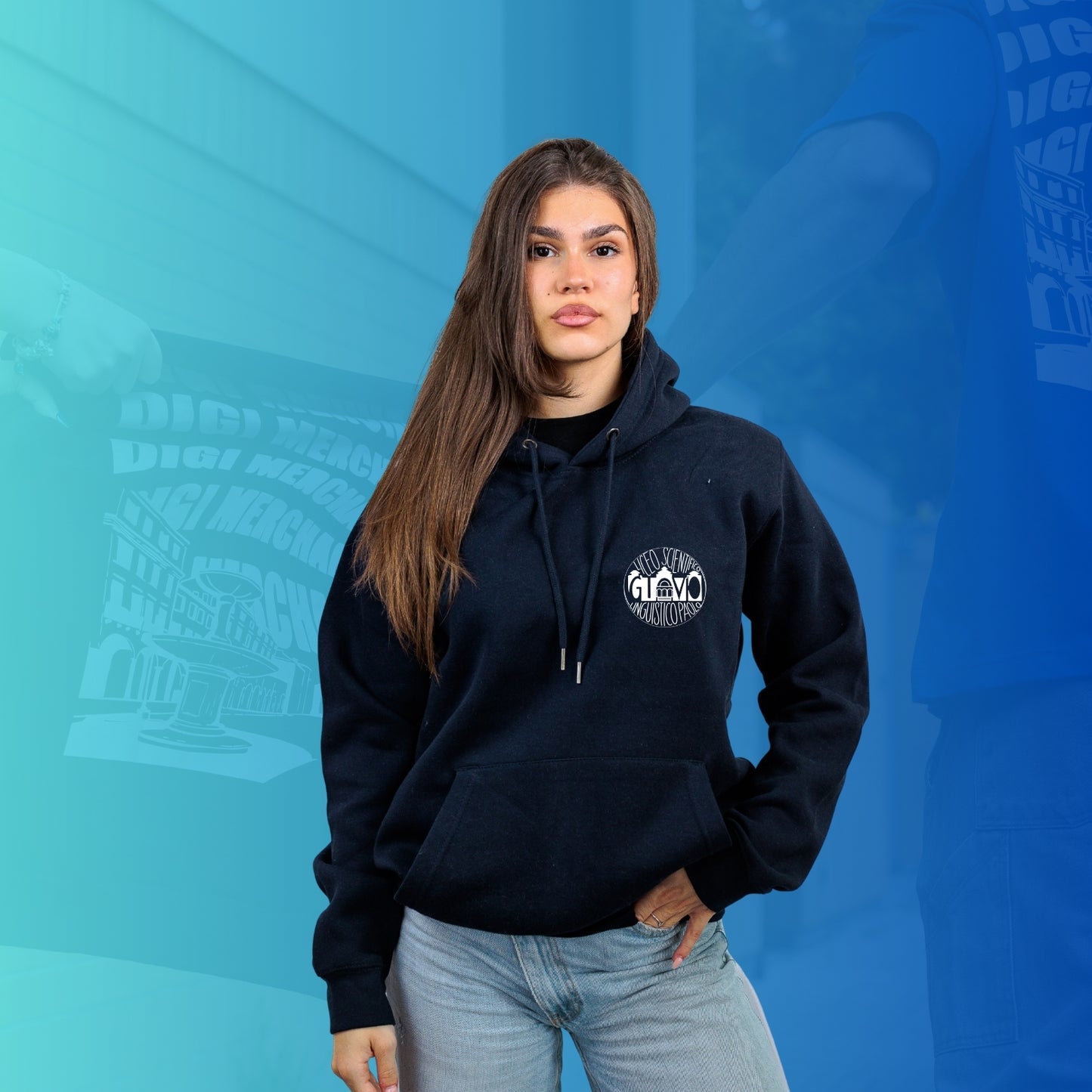 FELPA CON CAPPUCCIO 3 PAOLO GIOVIO