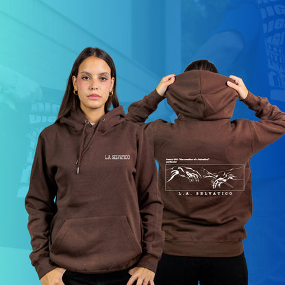 FELPA CON CAPPUCCIO SELVATICO