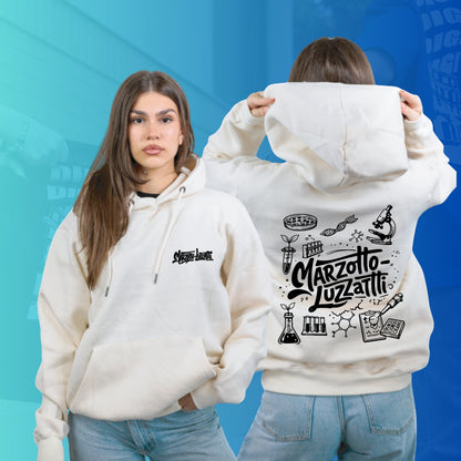 FELPA CON CAPPUCCIO MARZOTTO LUZZATI biotecnologie