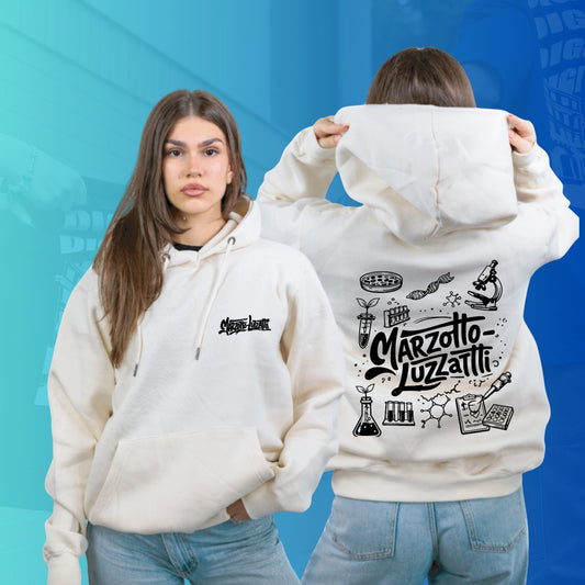 FELPA CON CAPPUCCIO MARZOTTO LUZZATI biotecnologie