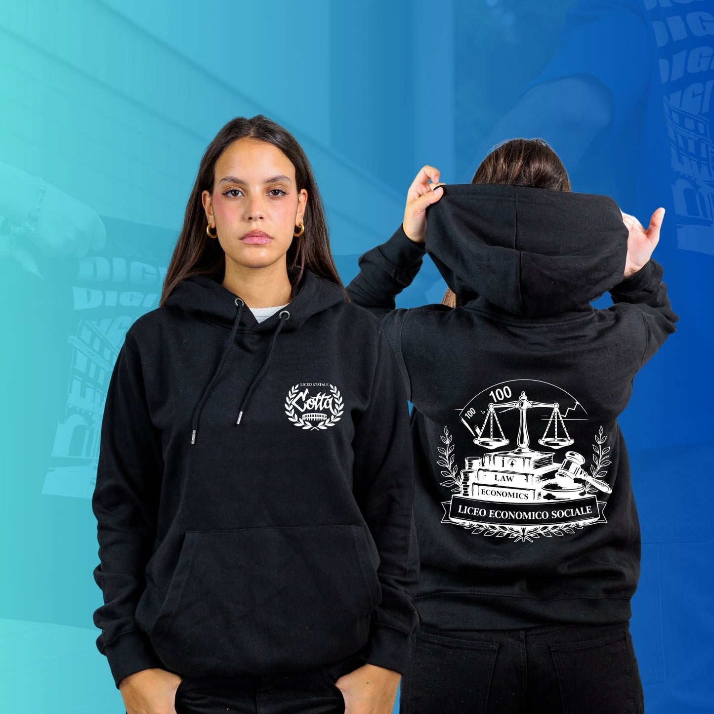 FELPA CON CAPPUCCIO COTTA 5