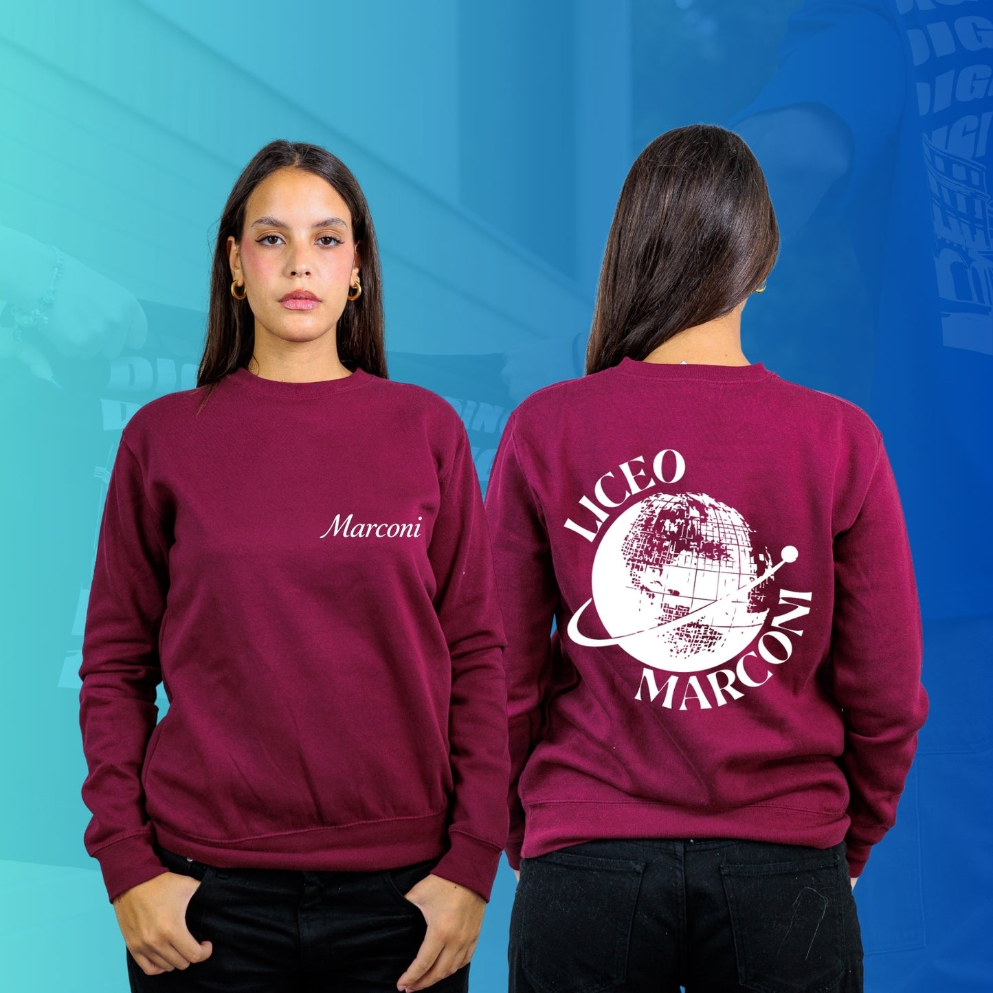 FELPA GIROCOLLO MARCONI