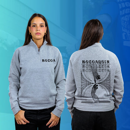 FELPA MEZZA ZIP BOSCARDIN
