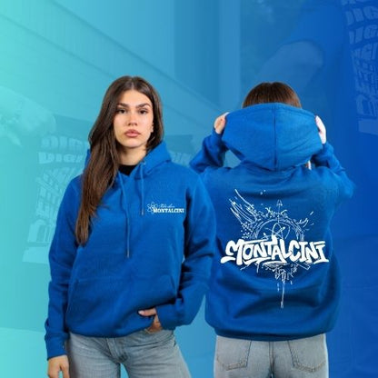 FELPA CON CAPPUCCIO MONTALCINI